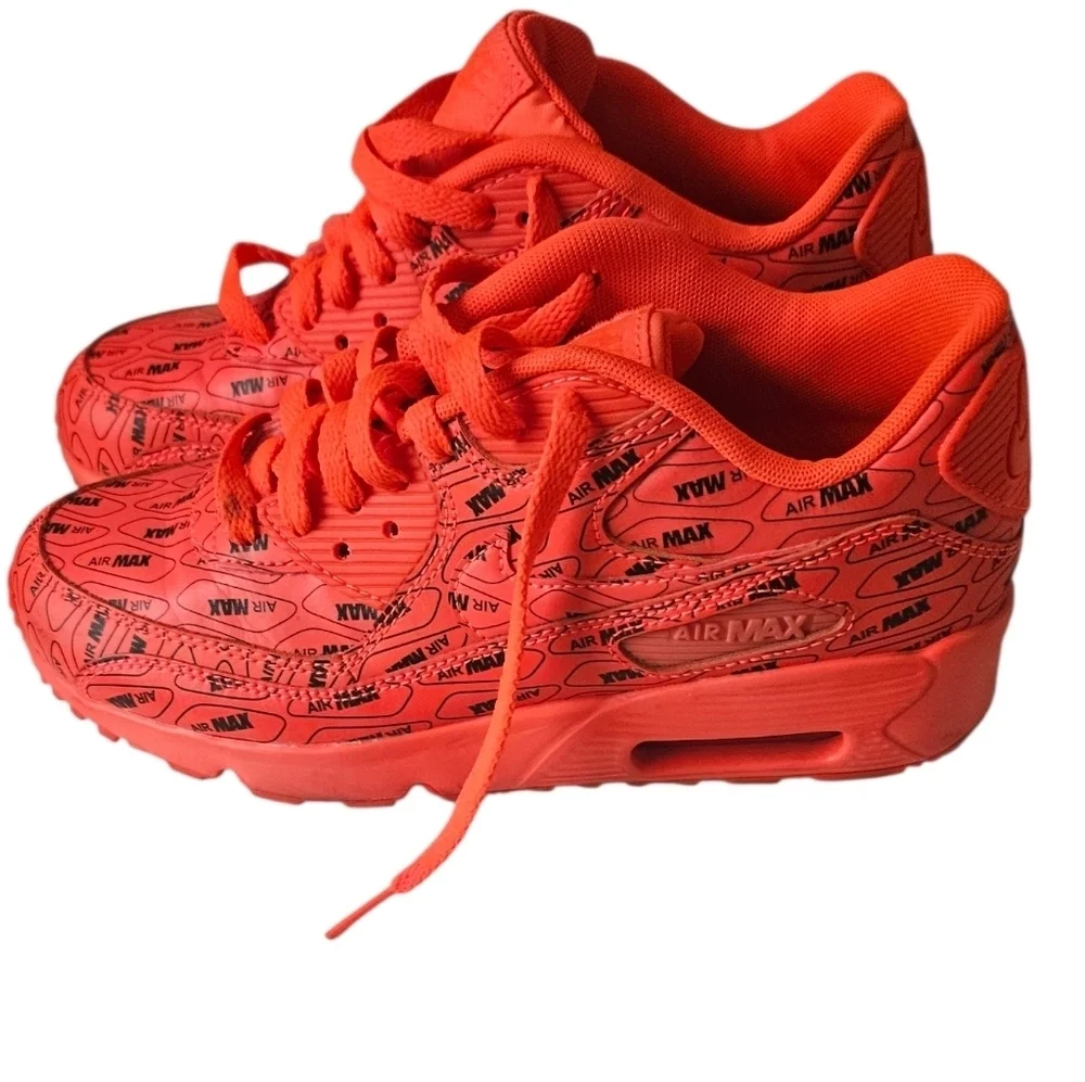 Nike Air Max 90 SE GS 'All Over Logo' 859560-600 Youth 6Y